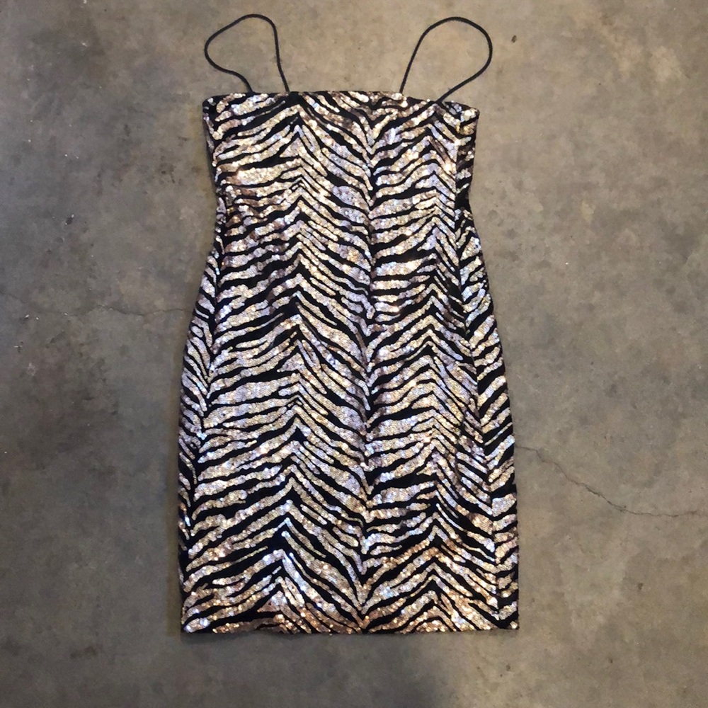 NWT Motel Sequins and Velvet, Size Small.